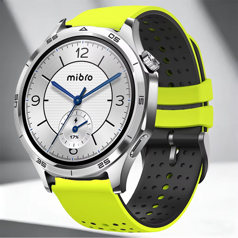 A1 Watches & Jewelry New York Photos - 22mm TwoTone Silicone Band For Mibro
