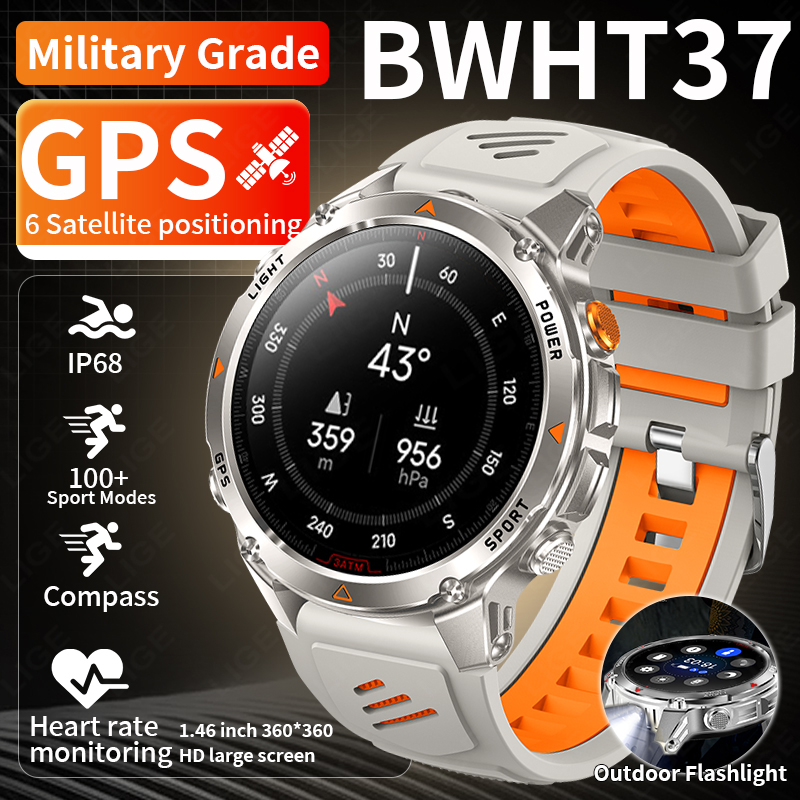 Smartwatch - LIGE Rugged GPS Track Smart Watch
