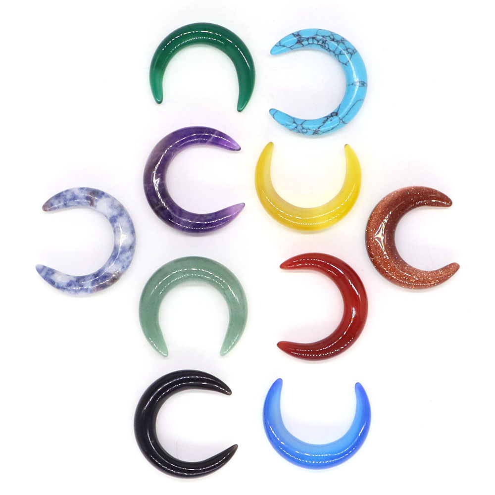 30mm Crescent Moon Shape Natur - Gemstone Bracelet Healing review and price