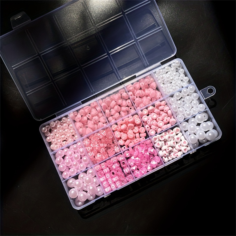10-piece pink alphabet box, ac - Charm Bracelet Beads review and price
