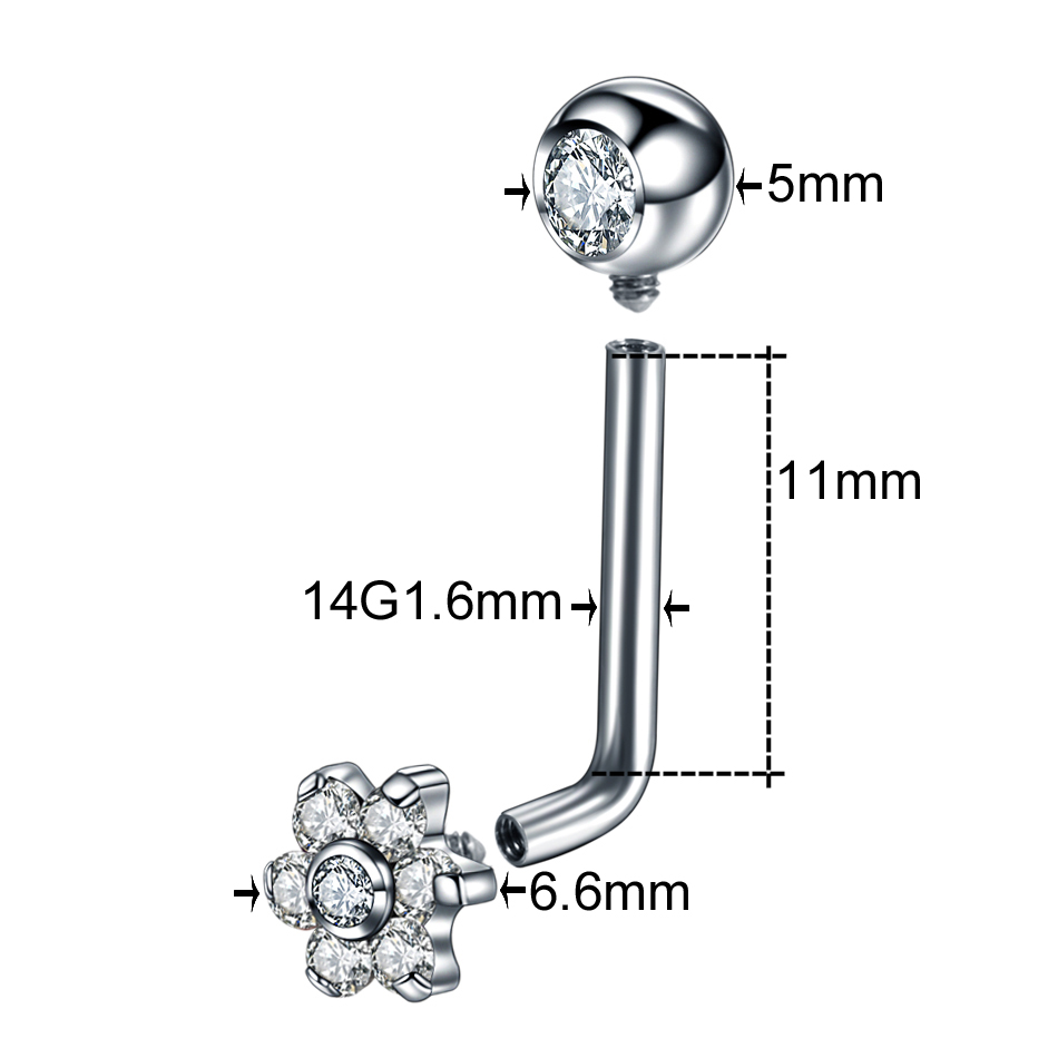 1PC G23 Titanium Opal Crystal  - Christina Jewelry & Watches Marguerite Ørestik Forgyldt Sølv review and price