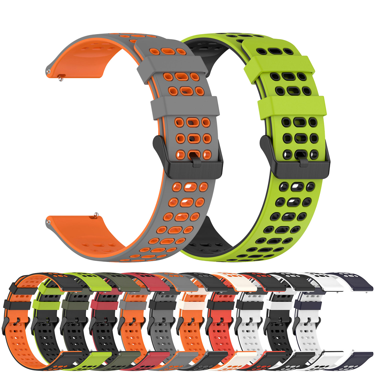 22mm Sports Silicone Strap For - A1 Watches & Jewelry New York Photos review and price