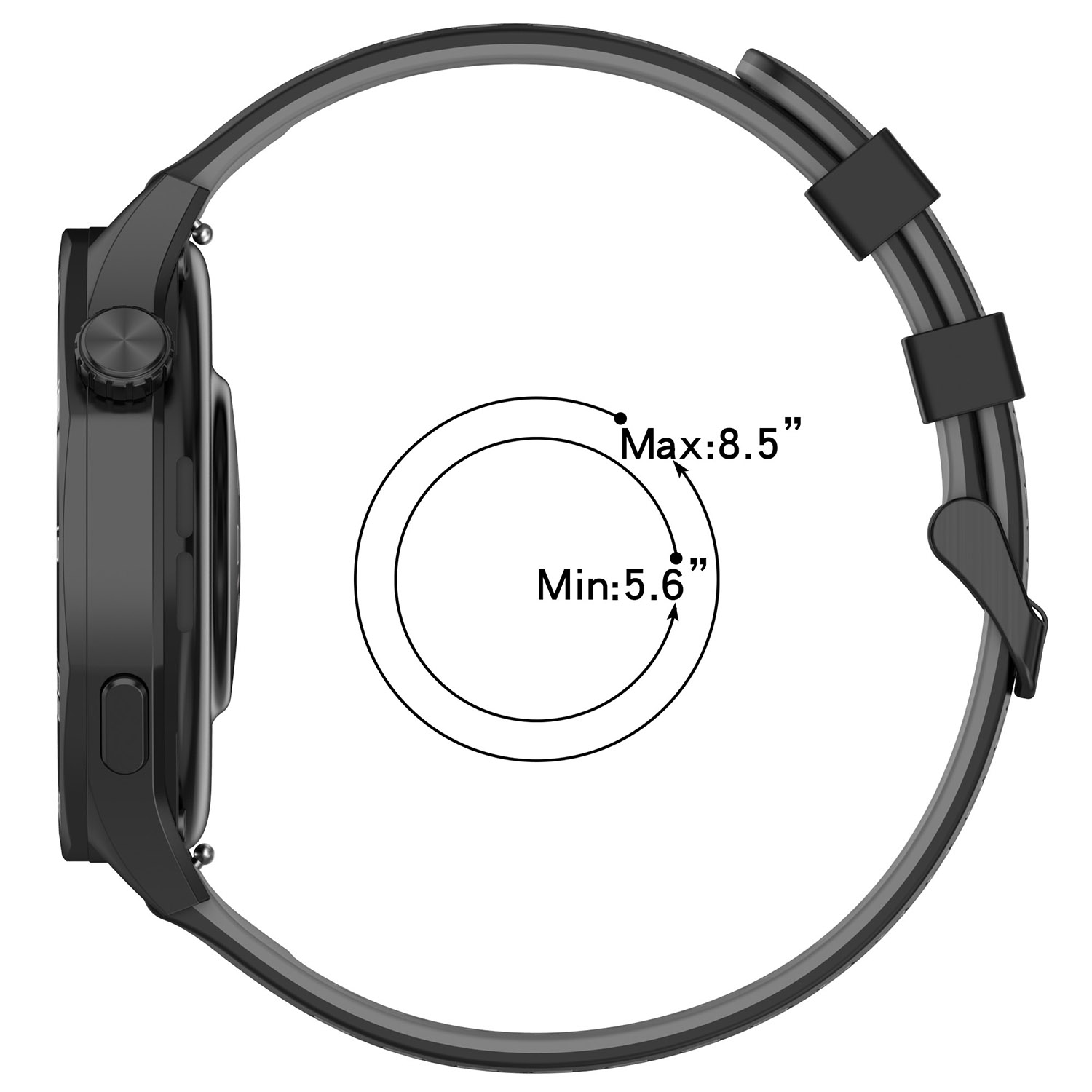 22mm Sports Silicone Strap For - A1 Watches & Jewelry New York Photos review and price