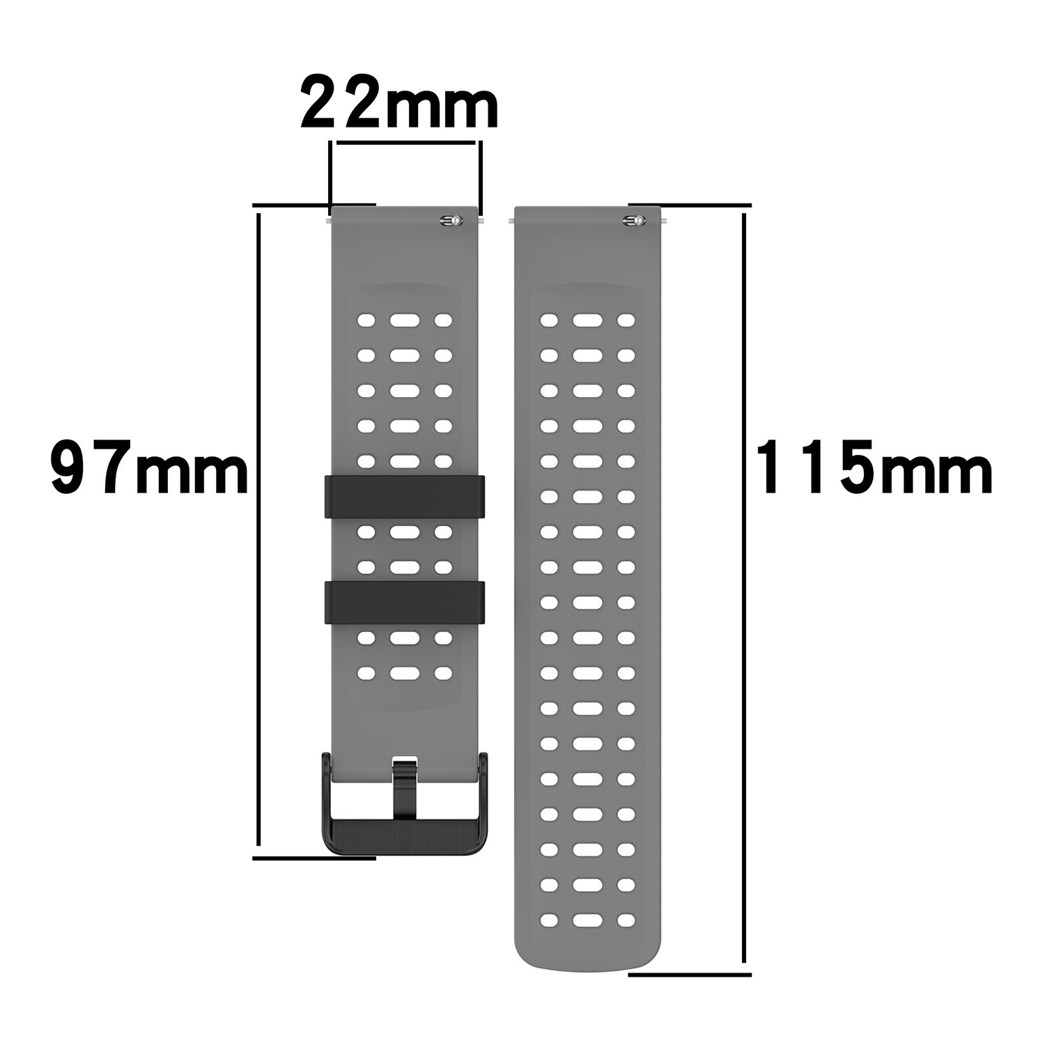 22mm Sports Silicone Strap For - A1 Watches & Jewelry New York Photos review and price