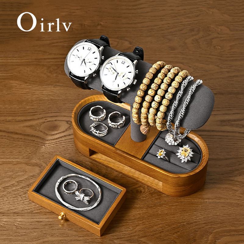Oirlv Solid Wood Watch Organiz - Jewelry Box Watches Bracelets review and price