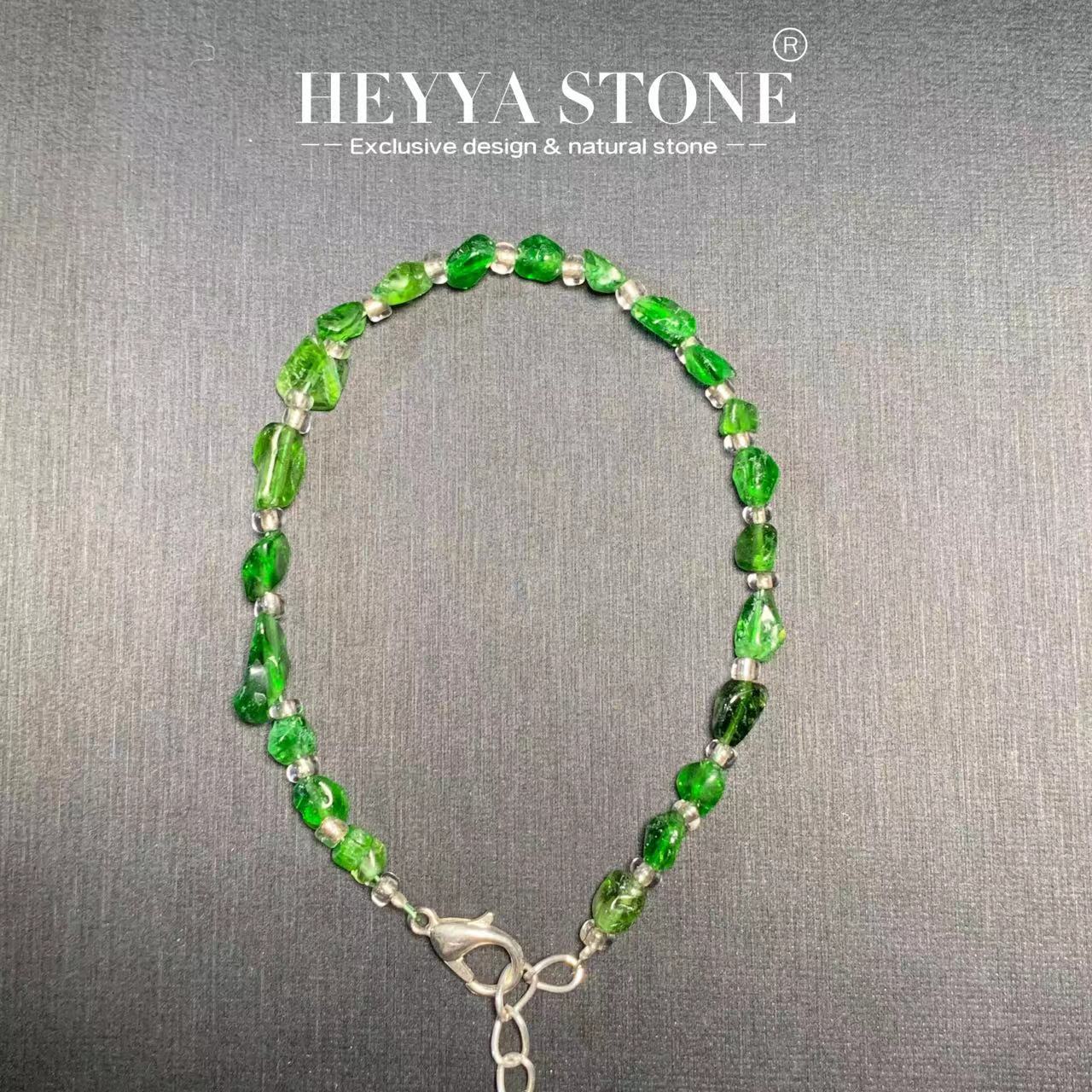 HEYYA STONE Natural Diopside B - Gemstone Bracelet Healing review and price