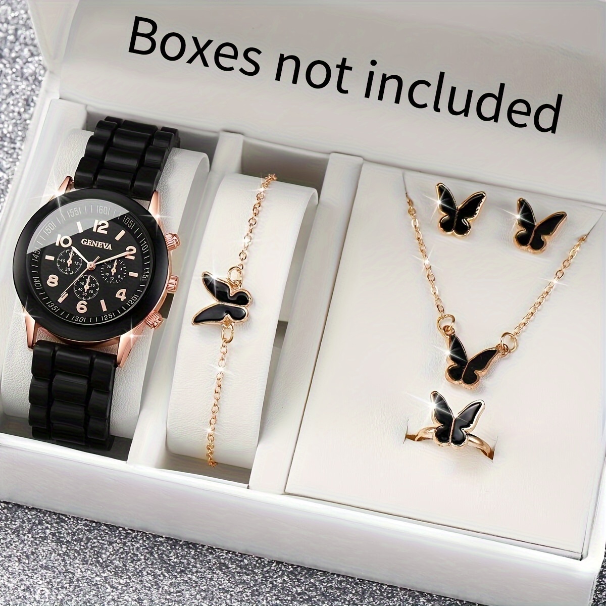 6PCS/Set Women's Watch Casual  - Jewelry Box Watches Bracelets review and price