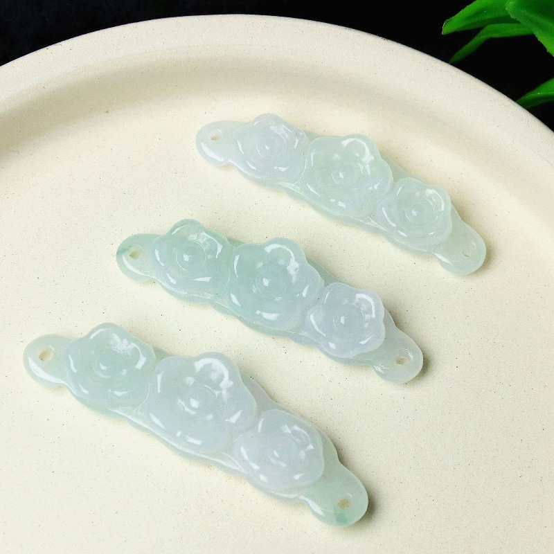 1pc Natural Jadeite Emerald Fl - Jewelry & Watches Spółka Z Ograniczoną Odpowiedzialnością Sp Z Oo review and price