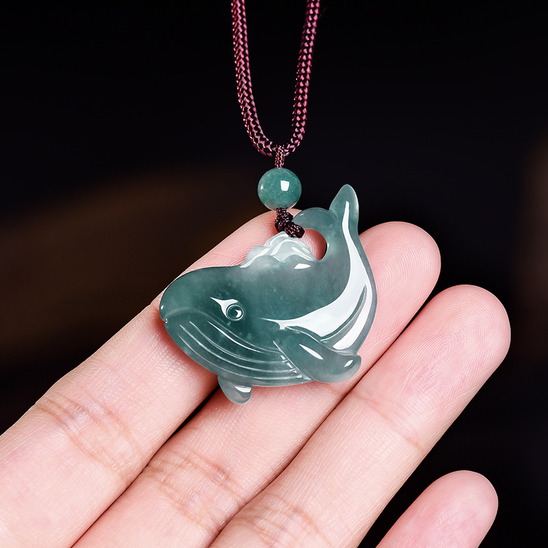 Natural Burmese Jadeite Whale  - Jewelry & Watches Spółka Z Ograniczoną Odpowiedzialnością Sp Z Oo review and price