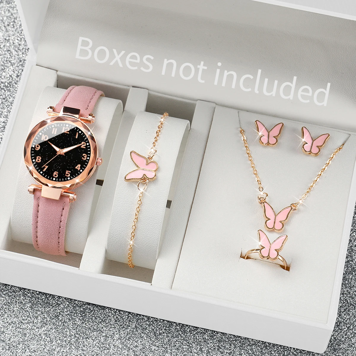 5/6PCS Fashion Women Watches C - Jewelry Box Watches Bracelets review and price