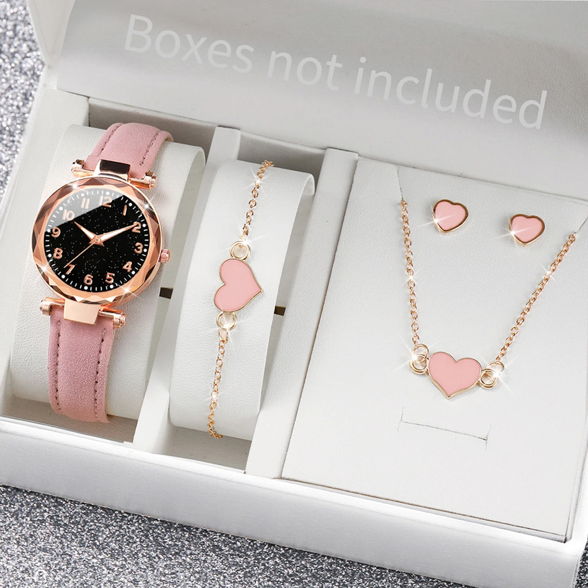 5/6PCS Fashion Women Watches C - Jewelry Box Watches Bracelets review and price
