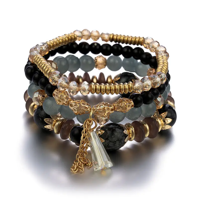 4Pcs New Tassel Charm Beads Br - Charm Bracelet Beads review and price