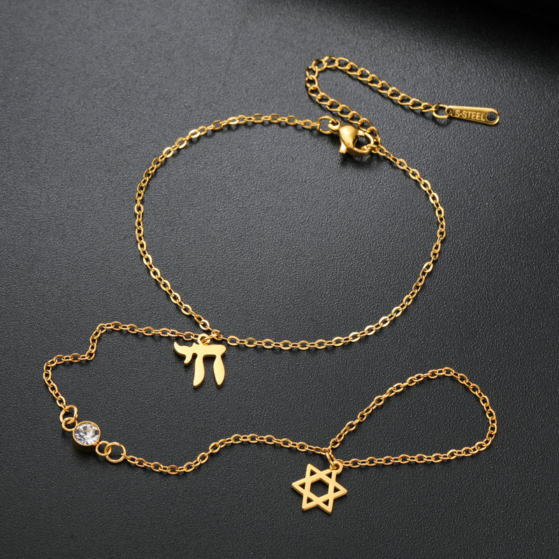 Jewish Star of David Hebrew Le - Jewelry & Watches Spółka Z Ograniczoną Odpowiedzialnością Sp Z Oo review and price