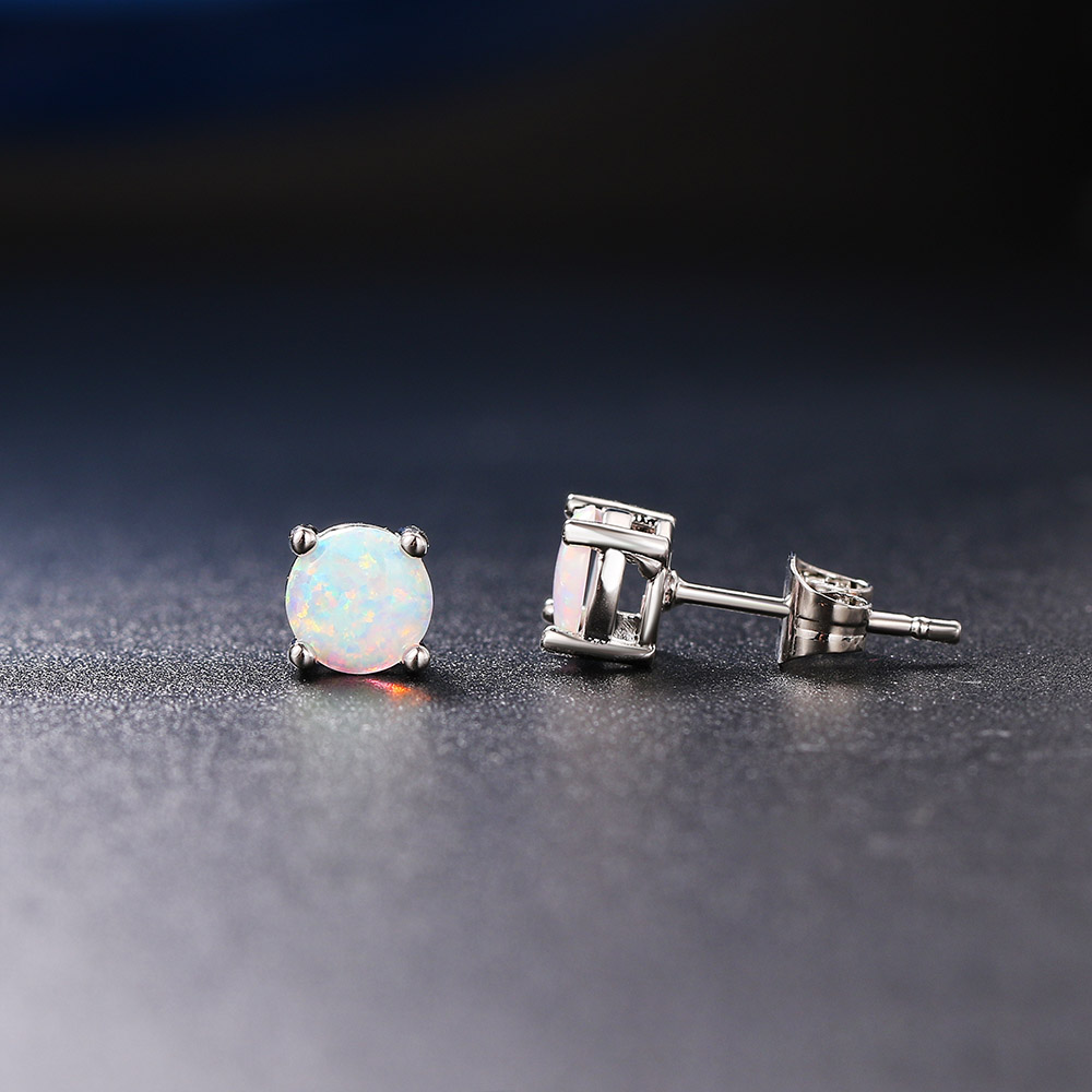 Simple Women's Stud Earrings W - Opal Earrings Dangle review and price