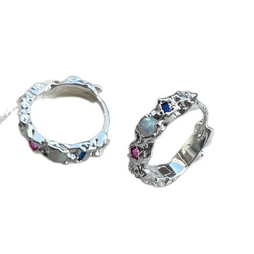 925 Sterling Silver Opal Hoop  - Opal Earrings Dangle review and price