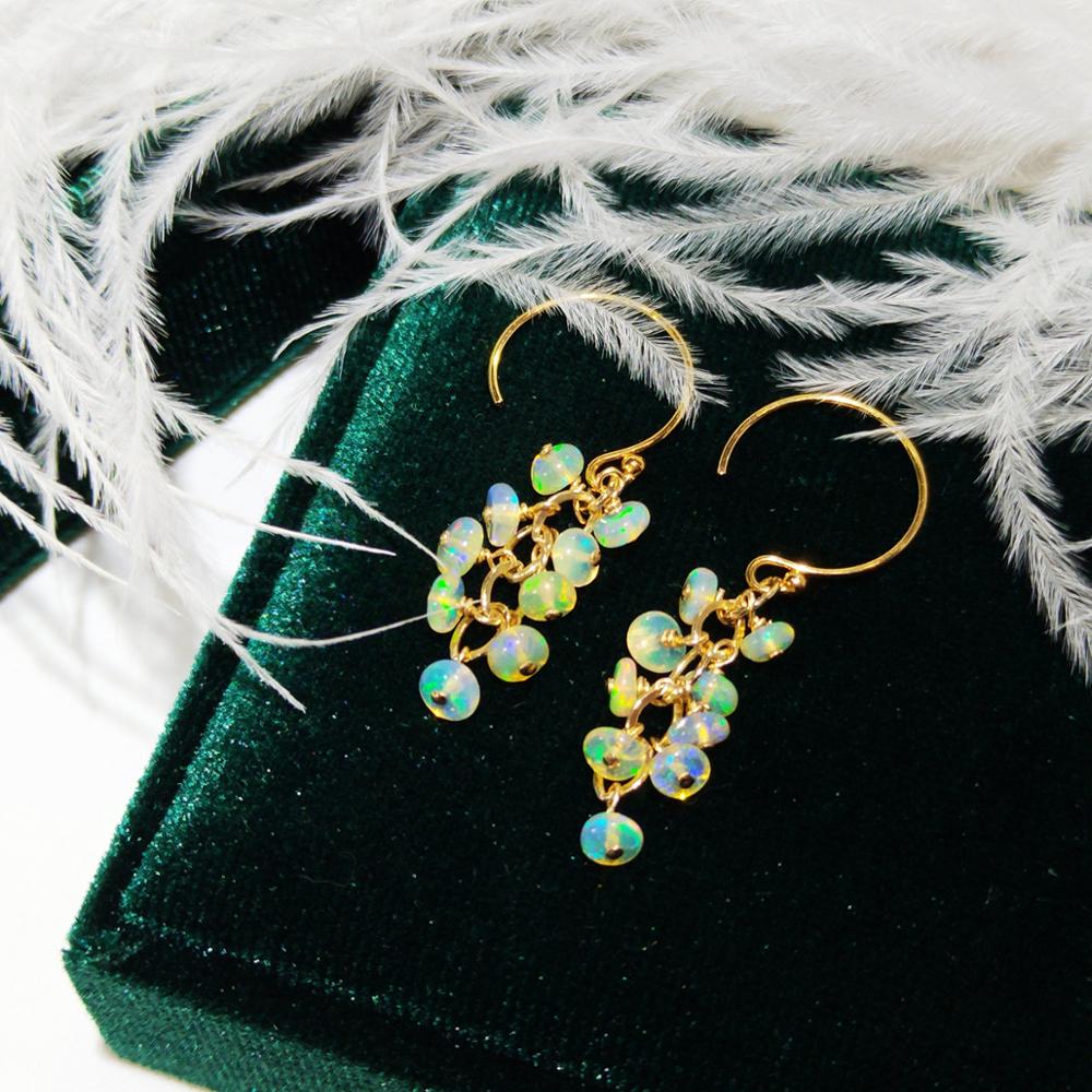 Lii Ji Natural Ethiopia Opal 1 - Opal Earrings Dangle review and price