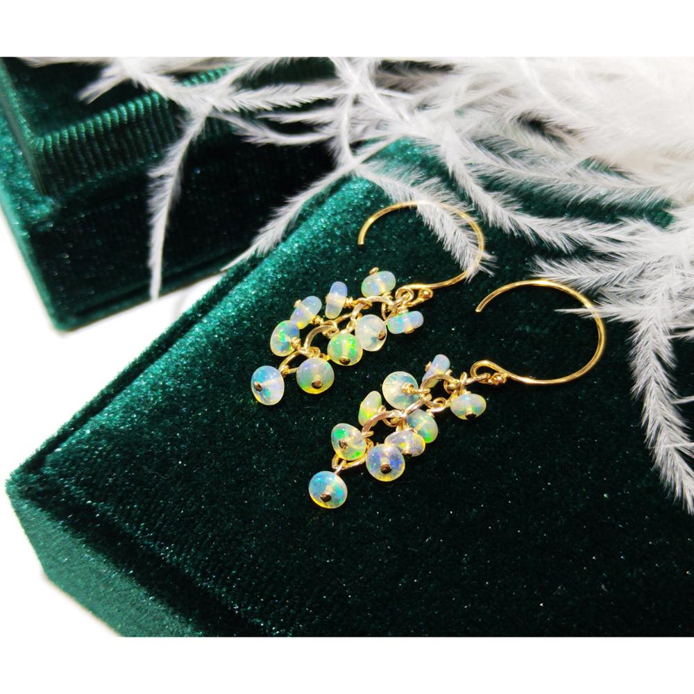 Lii Ji Natural Ethiopia Opal 1 - Opal Earrings Dangle review and price