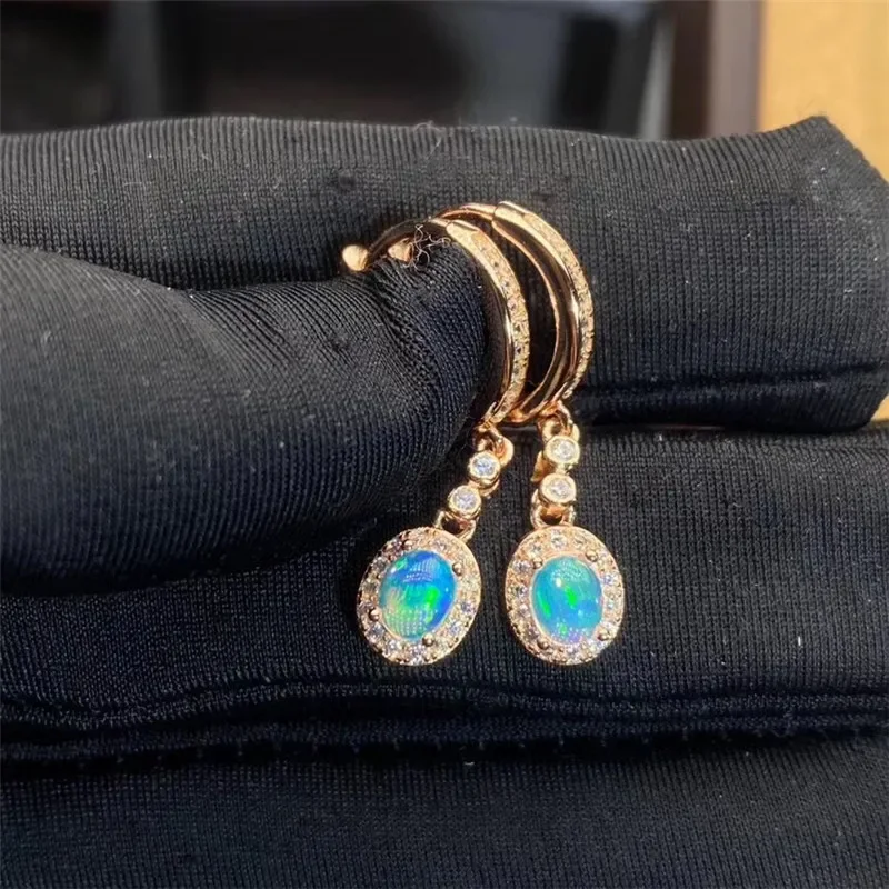 New Natural Opal Earrings 925  - Opal Earrings Dangle review and price
