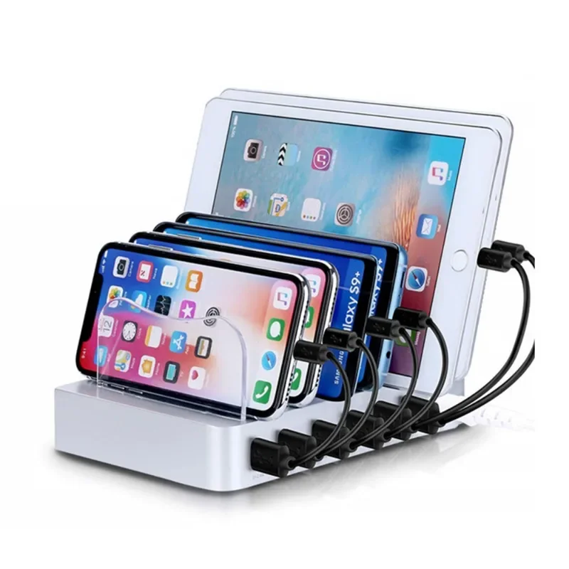 6USB desktop phone holder, sma - Smartwatch review and price