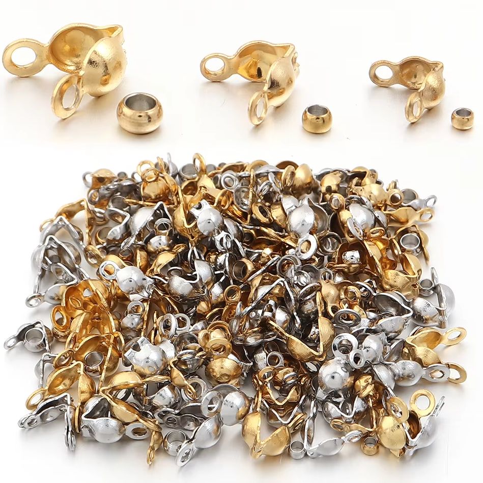 40-200pcs Stainless Steel Conn - Charm Bracelet Beads review and price