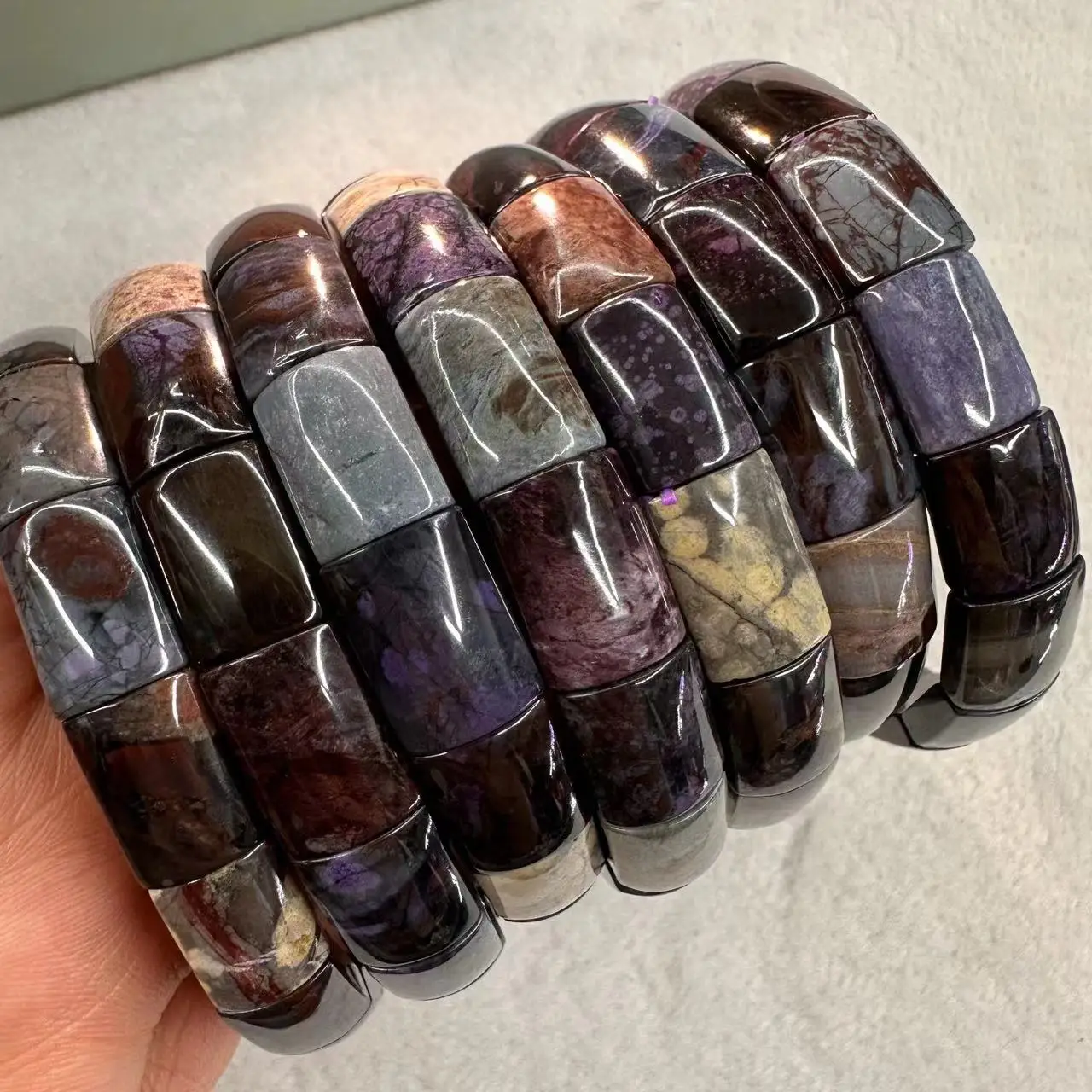 AAA Natural Sugilite Bracelet  - Gemstone Bracelet Healing review and price