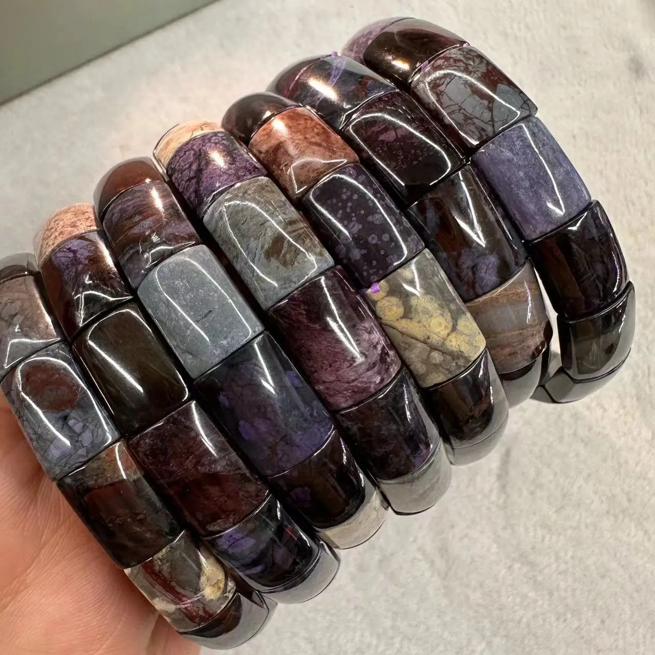AAA Natural Sugilite Bracelet  - Gemstone Bracelet Healing review and price