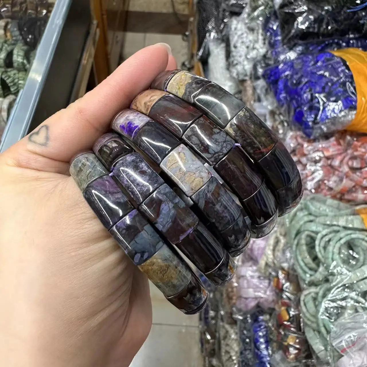 AAA Natural Sugilite Bracelet  - Gemstone Bracelet Healing review and price