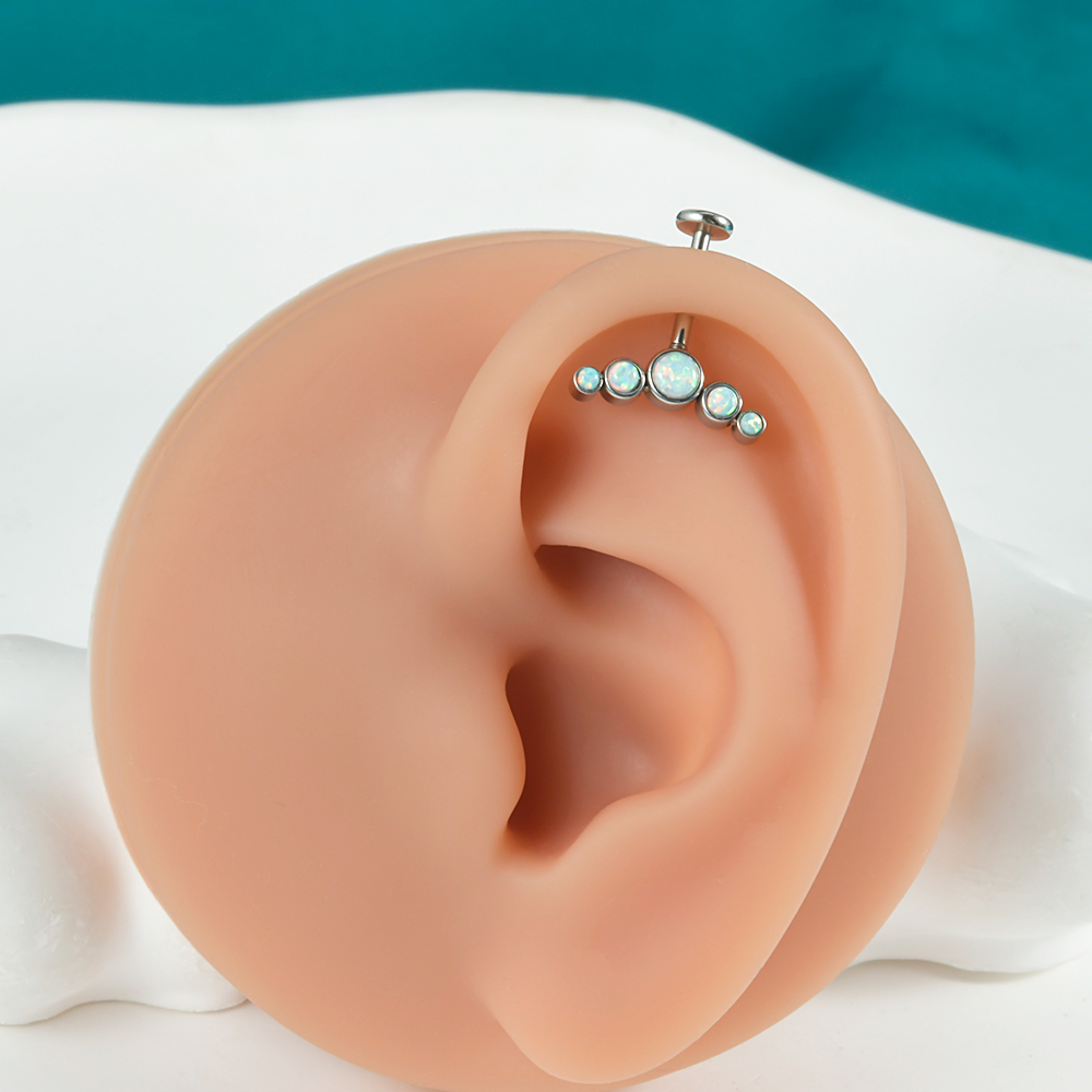 1PC Surgical Steel CZ Gem Opal - Opal Earrings Dangle review and price