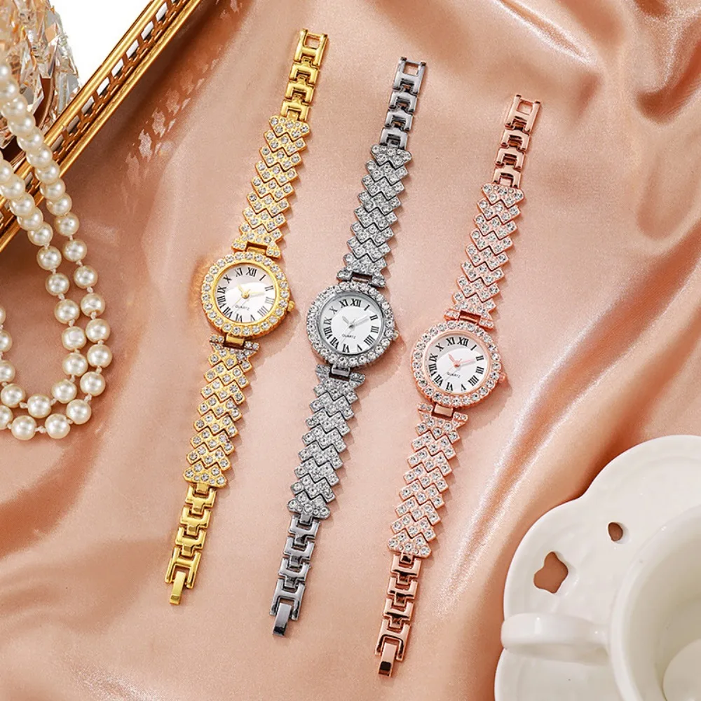 2026 5pcs Elegant Rhinestone W - Jewelry Box Watches Bracelets review and price